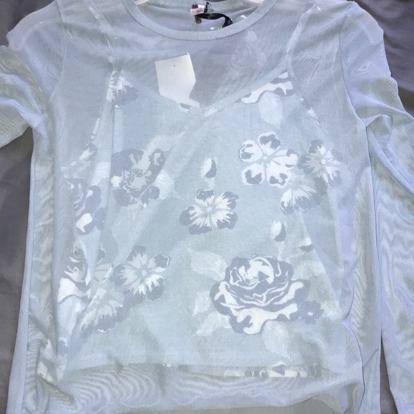 💙Blue Mesh Top💙 - Picture 4 of 4